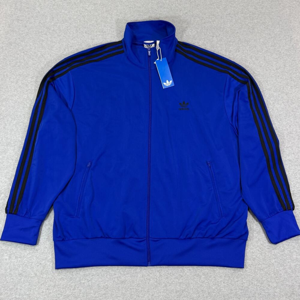adidas Mens Adicolor Classics Firebird Track Jacket 2XL Lucid Blue Black JY1346
